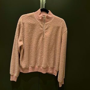 Topshop Quarter Zip Pullover